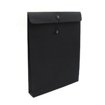 끈달린 블랙 서류봉투 페이퍼백 우편봉투 대형