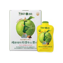 퍼스트플러스에이드 세븐데이 리셋주스 풋사과맛 1box, 70g, 14팩