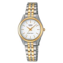 카시오 LTP-1129G-7A 메탈 아날로그 여성 패션 금장 시계