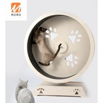 무소음 고양이 캣힐 뜨거운 제품 나무 애완 동물 장난감 고양이 실행 운동 휠, 한개옵션0