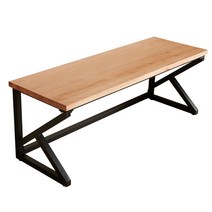 가정용 실목 테이블 탁상 심플 사무실 2인용컴퓨터책상, C02-120x60x75cm, T01-00나라트랜디한 바람 도미 빨간색