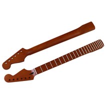 새틴 마감 캐나다 풀 로스트 플레임 메이플 6 현 일렉트릭 기타 넥 ST 22 프렛 본 너트 포함, [1] Model 1