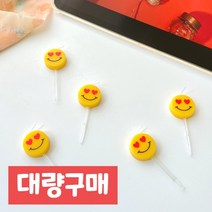 [당일배송] 하피블리 생일초 케이크초, 눈하트 스마일초, 12개