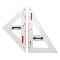 +[복스마켓]+_송화 교수용 삼각자 아크릴 손잡이 제도 미술용+[BOKS_MARKET]+