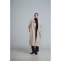 아소아르 여성용 캐시미어 코트 소프트 감성 데일리룩 가을겨울 블랑 롱 코트 Blanc Coat