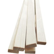 폼 다루끼 1x2 모래테이블 평면 구조목 얇은, 두께 1cmX 폭 2cm 길이 120cm 6