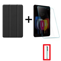 엘지전자 GPAD5 10.1 LM-T600 T605 스마트케이스+9H강화유리+터치펜1개, 퍼플+강화유리