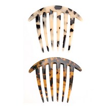 KNOTXKNOT 2p 올림머리 정석 셀룰로오스 큰발 빗핀 세트