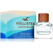 홀리스터 오 드 뚜왈렛 남성 맨 캐년 에스케이프 Hollister, 1개, 50ml