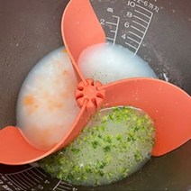 이유식 박정아 실리콘 밥솥 칸막이 나눔칸 나눔밥솥 쿠쿠 쿠첸 압력밥솥 호환 6인용 10인용, 코랄, 1개
