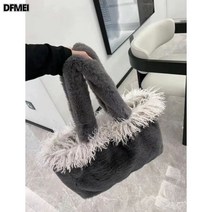 YAPOGI멀티 퍼백 여성 추동 대용량 백 뽀글이 토트백 숄더백