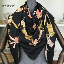 가을스카프 스카프코디 가을머플러 롱스카프 130130cm 100 실크 스카프 여성 스퀘어 스카프 neckerchief 2018 풀라드 탑 실크 두건 대형 실크