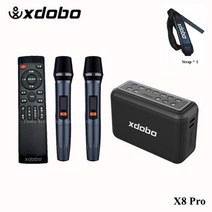 거실스피커 남친생일선물 미니오디오 XDOBO-X8 PRO 스피커 120W 출력 전원 휴대용 블루투스 붐박스 무, 02 X8 Pro Dual mic