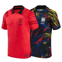 2022 한국 국가대표유니폼 홈 어웨이 축구유니폼 상의 트레이닝복 속건 트레이닝 티셔츠