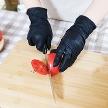 감플 니트릴장갑 라텍스 고무장갑 x 100매, 중(M), 블랙(5g)