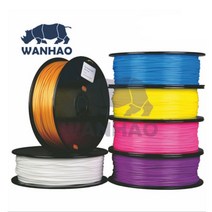 WANHAO 완하오 필라멘트 TPU 3d프린터 1.75mm 3d펜 1KG, 블랙, 블랙