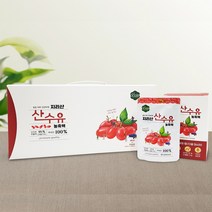 추석선물 지리산 구례 원액 농축액 발효액 진액 주스 산수유 산수유즙 80ml 30팩