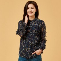 여성 쉬폰 플로럴 블라우스 LFTBL901_[2컬러]