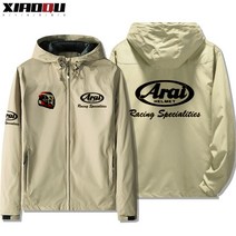 ARAI 아라이 오토바이 바람막이 모터사이틀 바이크 점퍼 레이싱 자켓 점퍼 방풍 경량 윈드자켓, 카키 3