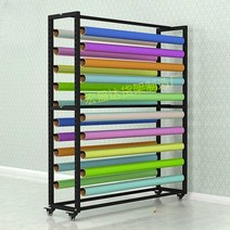 롤 거치대 다용도 걸이대 업소용 시트지 벽지 거치대, 양면 18개 세트