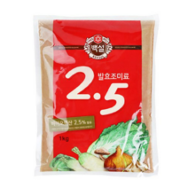 CJ/제일제당/백설 2.5 1kg, 2개입