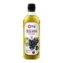백설 포도씨유, 900ml, 3개