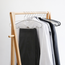 홈앤하우스 모노 논슬립 라운딩 옷걸이 40P, 화이트 단품, 상세설명 참조