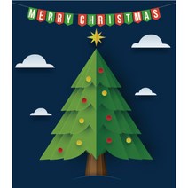 크리스마스 행사 벽트리 가랜드 1575