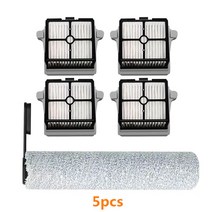 무선 바닥 세척기 진공 청소기 메인 롤러 브러시 + HEPA 필터 Tineco 3.0 FLOOR ONE S7/S7 Pro 액세서리 교체용, 5pcs