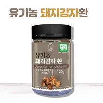 유기농 돼지감자환 국내산 돼지감자 뚱단지 뚱단지 100%, 1개, 120g