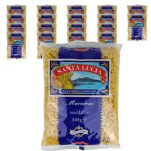 산타루치아 마카로니 macaroni 파스타 홈쿡 대용량 업소용 식당 식자재 면 500g, 19개