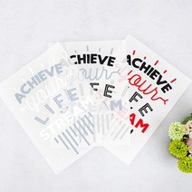 자투리 종이전사지 라이프D00321 택1, 종이전사지 라이프D00321 블랙