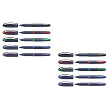 독일 Schneider 슈나이더 원 비즈니스 필기구 수성 볼펜 울트라 스무스 팁 0.6mm 필기도구 펜 문구 사무용품 고급 수성펜, 10배 정렬됨