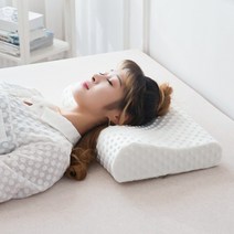 자취펭귄 목이 편안한 메모리폼 낮은 베개