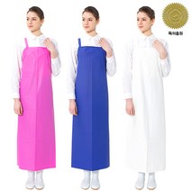 예경 [고주파]앞 뒤 다른 기능성 우레탄 H형 방수 앞치마_대, PO-0531/분홍색(무광), 1개