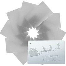 Zoom Precision 926110 Silhouette Cameo 4 Pro Plus Brother Scan and Cut Maker Explore Air 2 레이저 조각 블랭, 5 x 7 inches, Silver