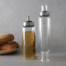킨 내열유리 뚜껑 오일병 300ml 500ml 택1종, 1개