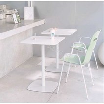 미니 사각 테이블 식탁 2인용 탁자 카페 식당 원룸, 80cm 모두 흰색