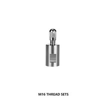 SPTA 미니 폴리싱 머신 자동차 뷰티 디테일링 익스텐션 툴 디테일 폴리 셔 및 드릴 용 폴란드어 패드 키트, Polisher Adapter M16+1set