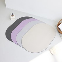 (코어무역) 빨아쓰는 규조토 발매트 욕실 주방 현관 화장실 미끄럼방지 물 흡수 40x60cm, 1개, 민트