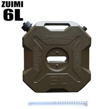 연료통 제리캔 기름통 2021 new 6l 휴대용 제리 캔 가스 연료 탱크 플라스틱 가솔린 자동차 gokart 예비 컨테이너 가솔린 가솔린 탱크 용기 오토바이, 녹색 탱크 전용