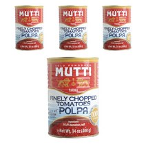 무티 피넬리 촙트 토마토 폴파 글루텐 프리, 400g, 4개