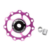 자전거롤러 MEROCA-자전거 뒷 변속기 자전거 롤러 들러 금속 베어링 11T MTB 로드 바이크 자키 휠 7/8, 11 purple 11T