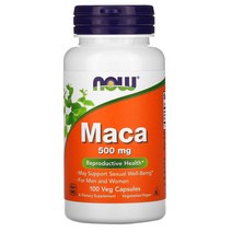 나우푸드 Now Foods 마카 500mg 베지 캡슐 100정104270, 250 개 -선택하신 용량이 사진보다 우선합니다.
