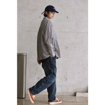 남성데님팬츠 크롭진 얇은 커팅청바지 롤업진 허벅지넓은 일자핏 레귤러 8부 밑위짧은 9부