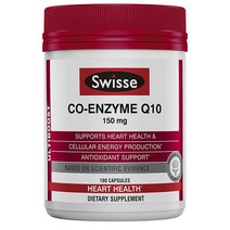 Swisse 스위스 울티부스트 코엔자임 큐텐 150mg 180정 Ultiboost Co Enzyme Q10 180 Capsules, 1개, 1