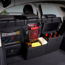 진알버트 RV SUV 가죽 트렁크정리함 자동차 정리함