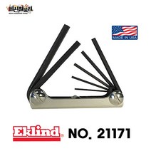 [세신철물점] 미국 EKLIND NO.21171 접렌치 7P 접육각렌치 접렌치세트 이클라인드, NO.21171/1개