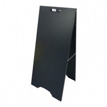 50X110cm A형 대형 철제 입간판 흑색 양면 무지 주차금지 미용실 카페 부동산 식당 외부간판