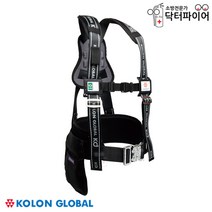 코오롱 상체식 전체식 안전벨트, 1개, 블랙